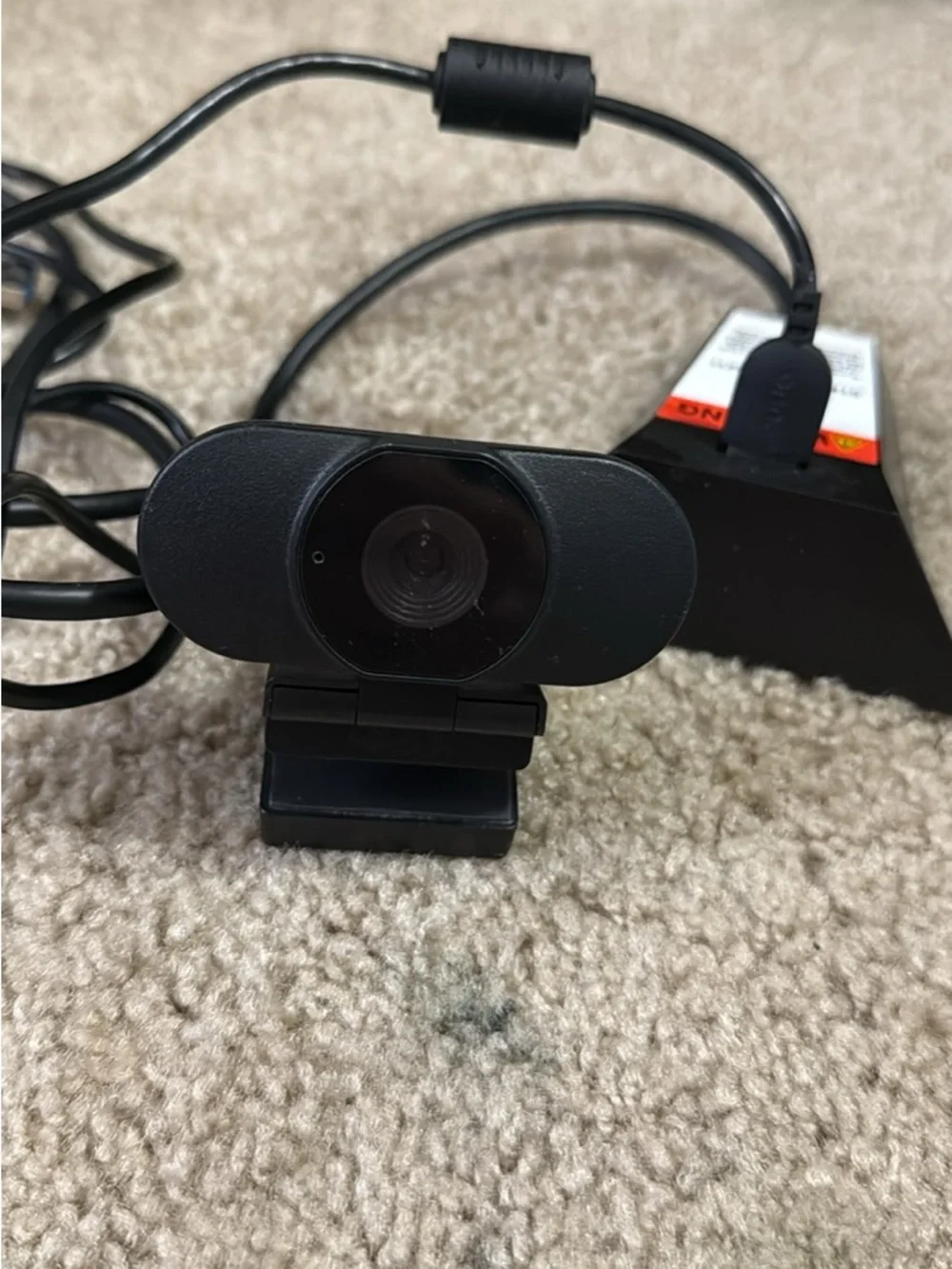 Black USB Desktop Webcam - Universal PC Camera